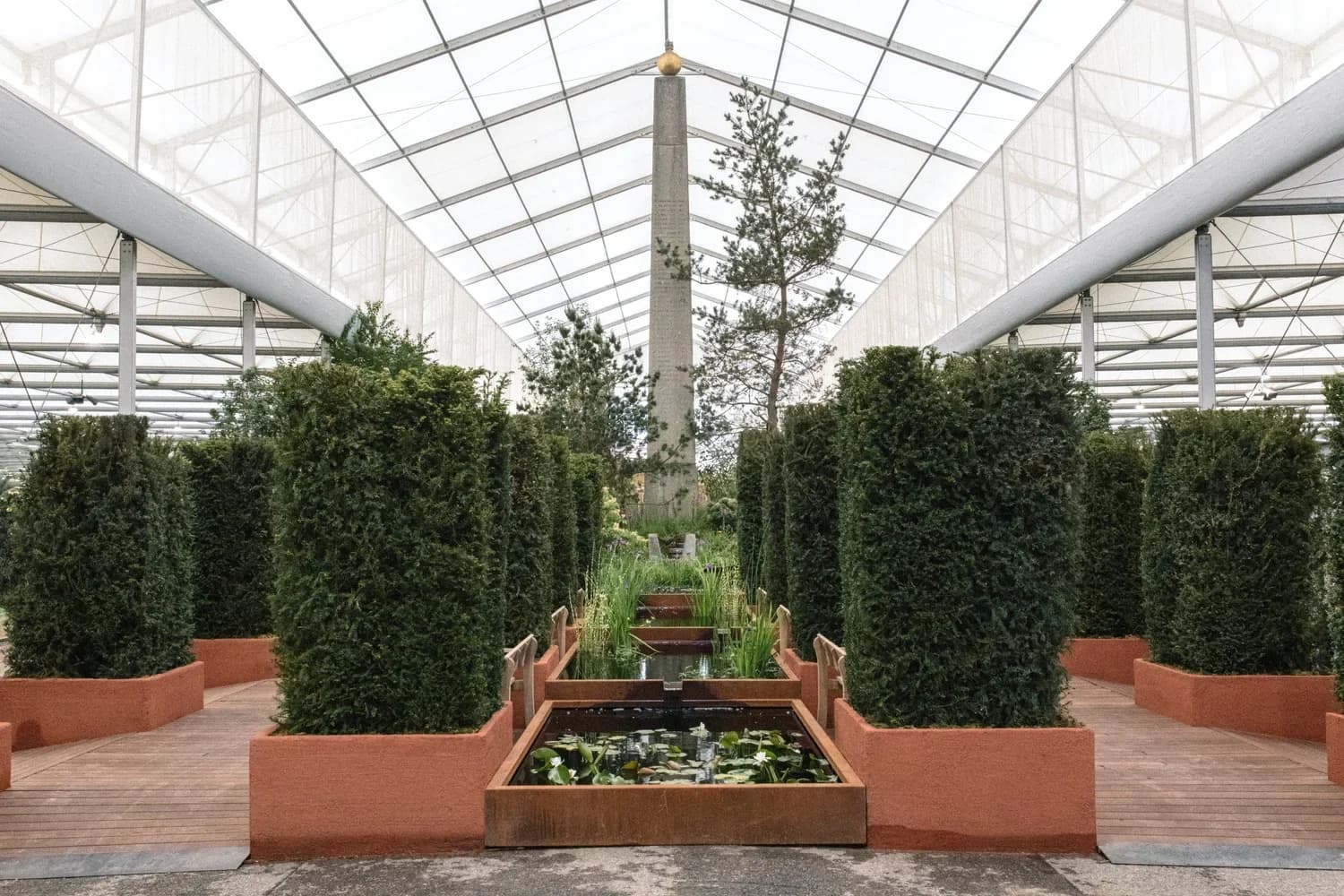 Unearthed clay and lime finishes featured at the Chelsea Flower Show 2025
