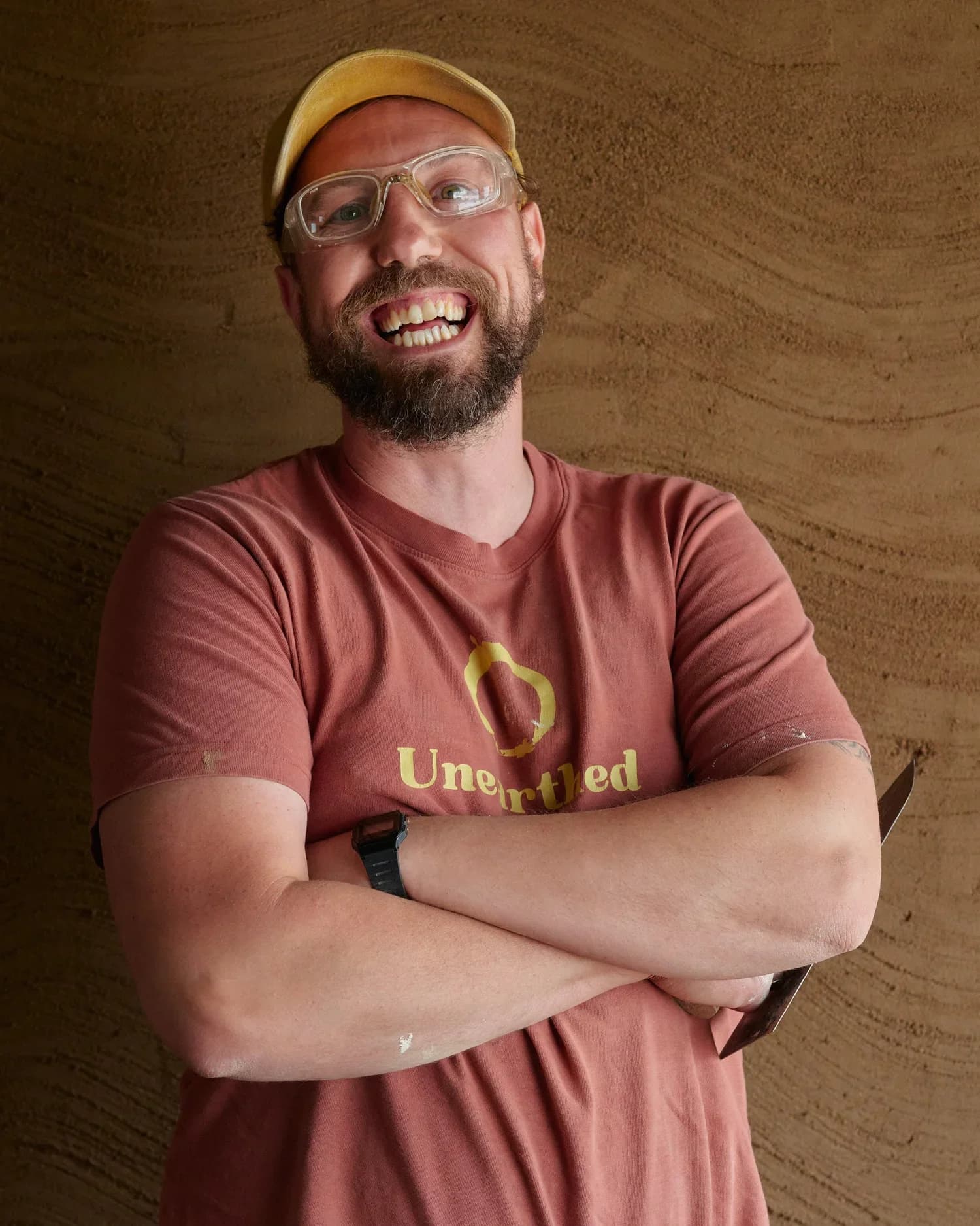 Julz Baker, founder of Unearthed, on site